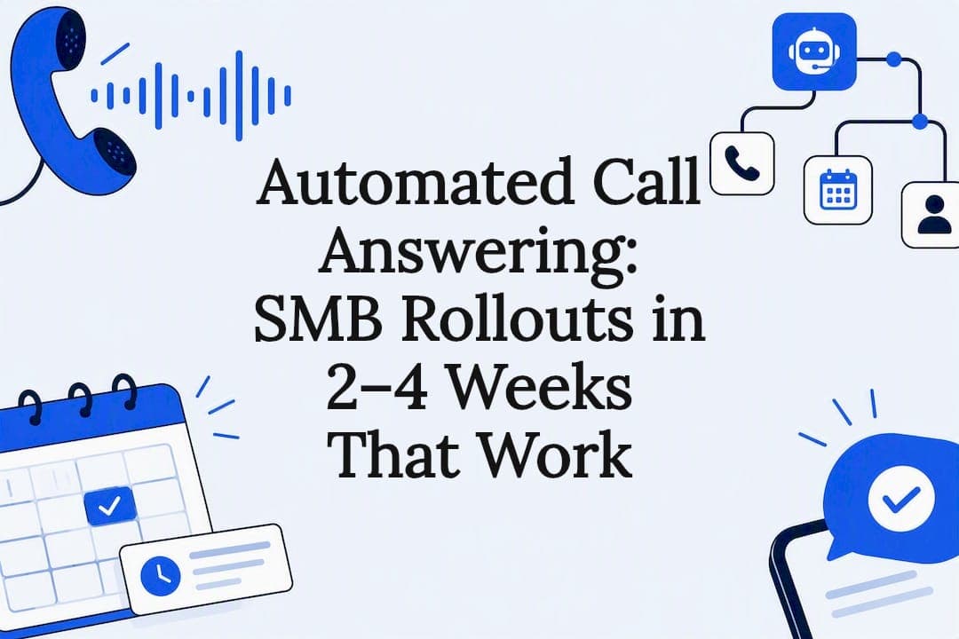 Automated Call Answering: SMB Rollouts in 2–4 Weeks That Work