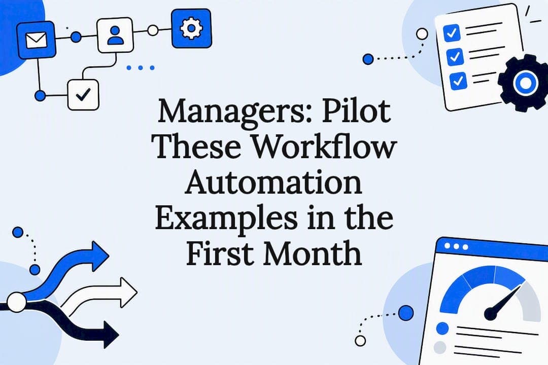 Managers: Pilot These Workflow Automation Examples in the First Month