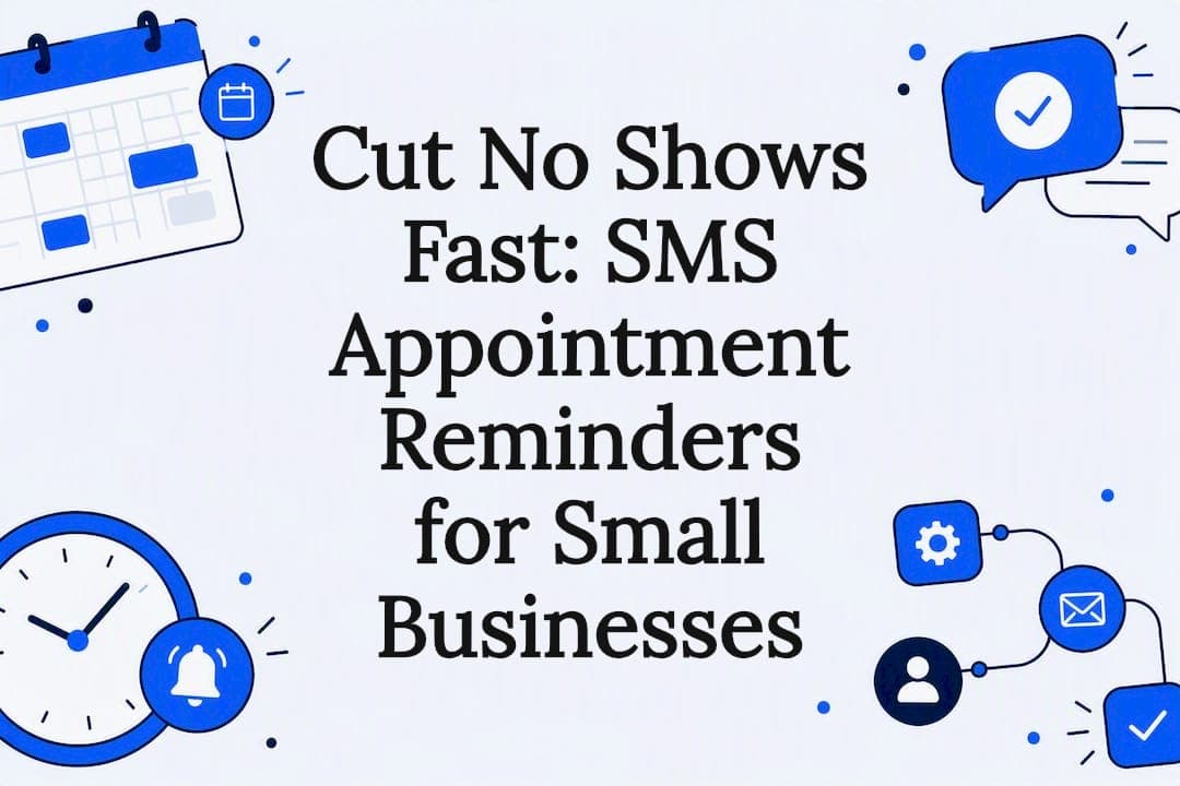Cut No Shows Fast: SMS Appointment Reminders for Small Businesses