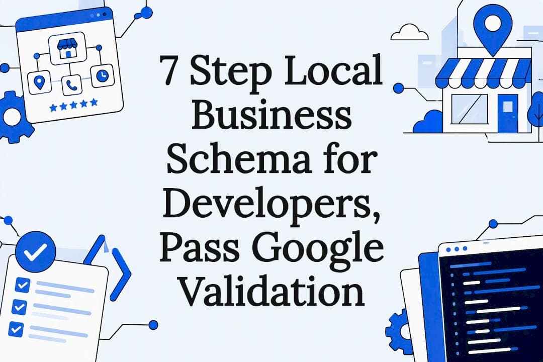 7 Step Local Business Schema for Developers, Pass Google Validation