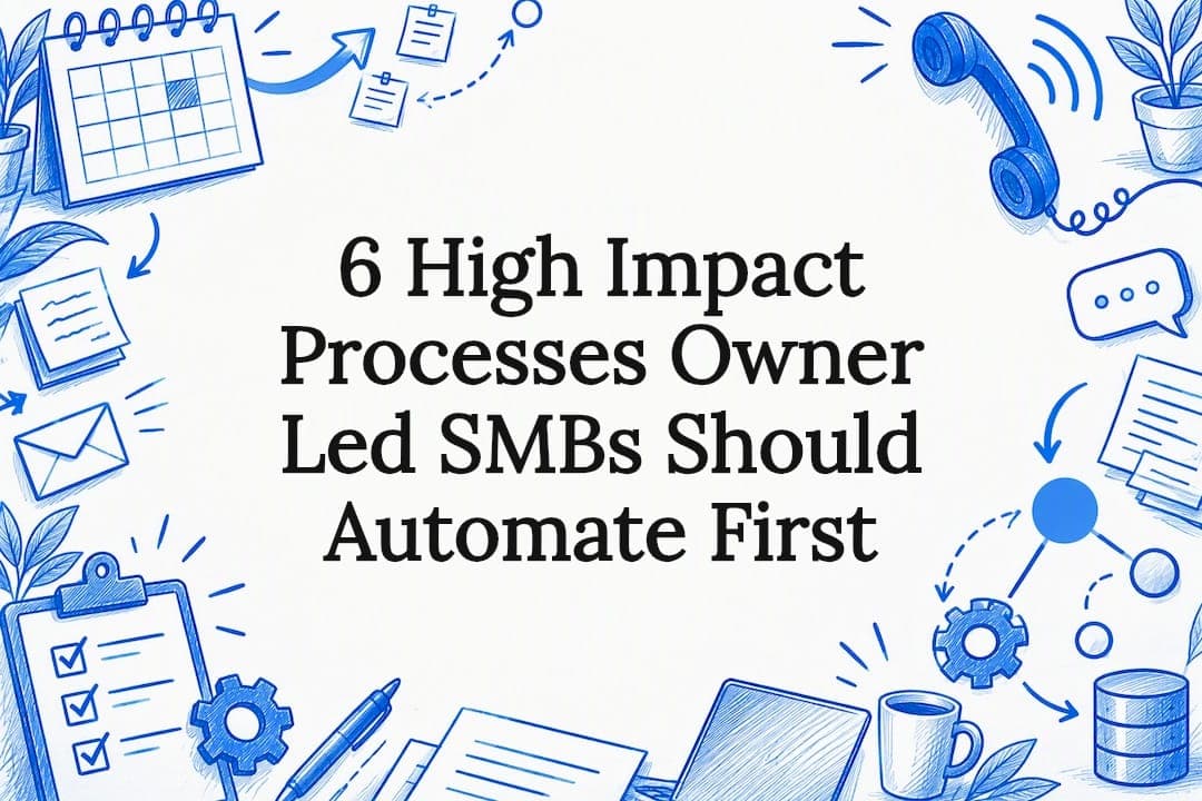 6 High Impact Processes Owner Led SMBs Should Automate First