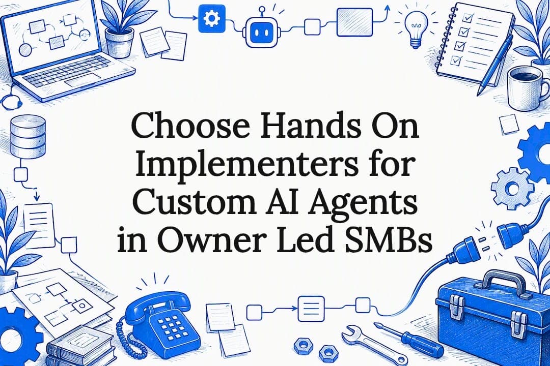 Choose Hands On Implementers for Custom AI Agents in Owner Led SMBs
