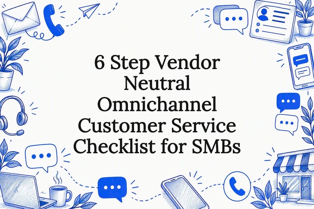 6 Step Vendor Neutral Omnichannel Customer Service Checklist for SMBs