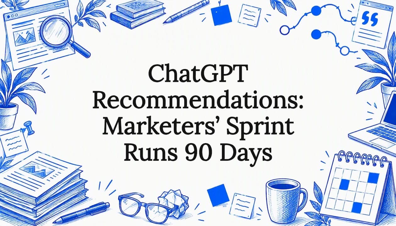 ChatGPT Recommendations: Marketers’ Sprint Runs 90 Days